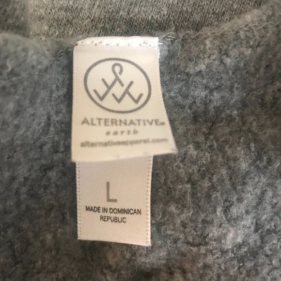 Alternative Earth Hogwarts Alumni w/School Crest Gray V-Neck Sweatshirt Large - Picture 12 of 12